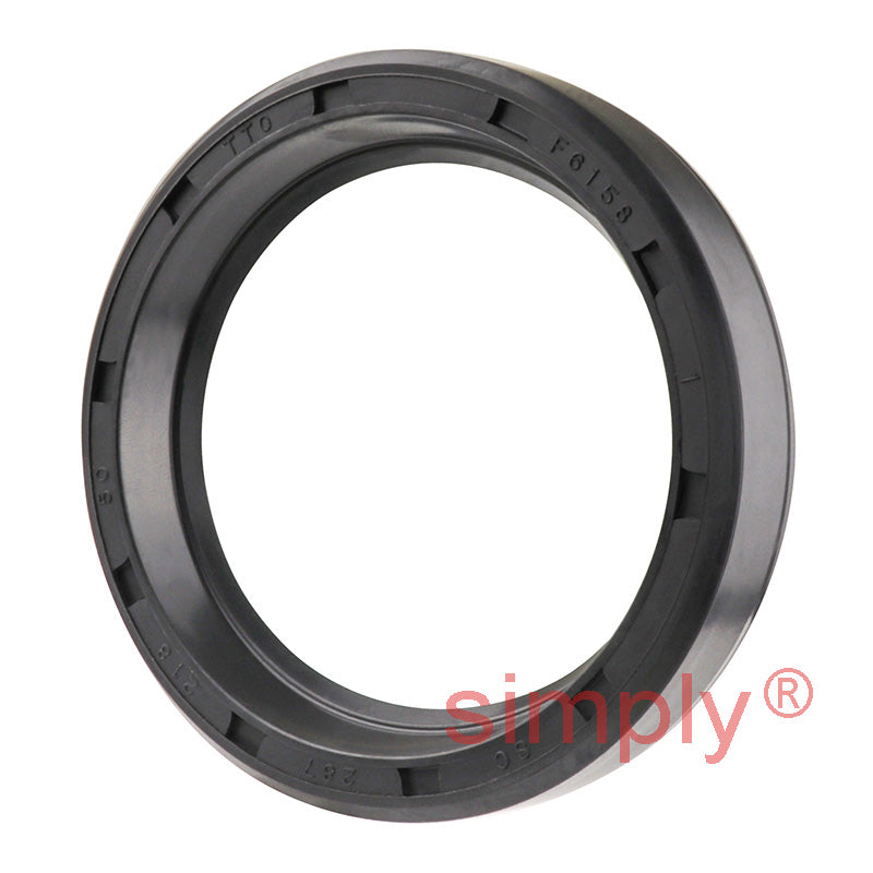 2.18x2.87x0.5 inch Nitrile Rubber Single Lip Rotary Shaft Oil Seal with Garter Spring R21 / SC