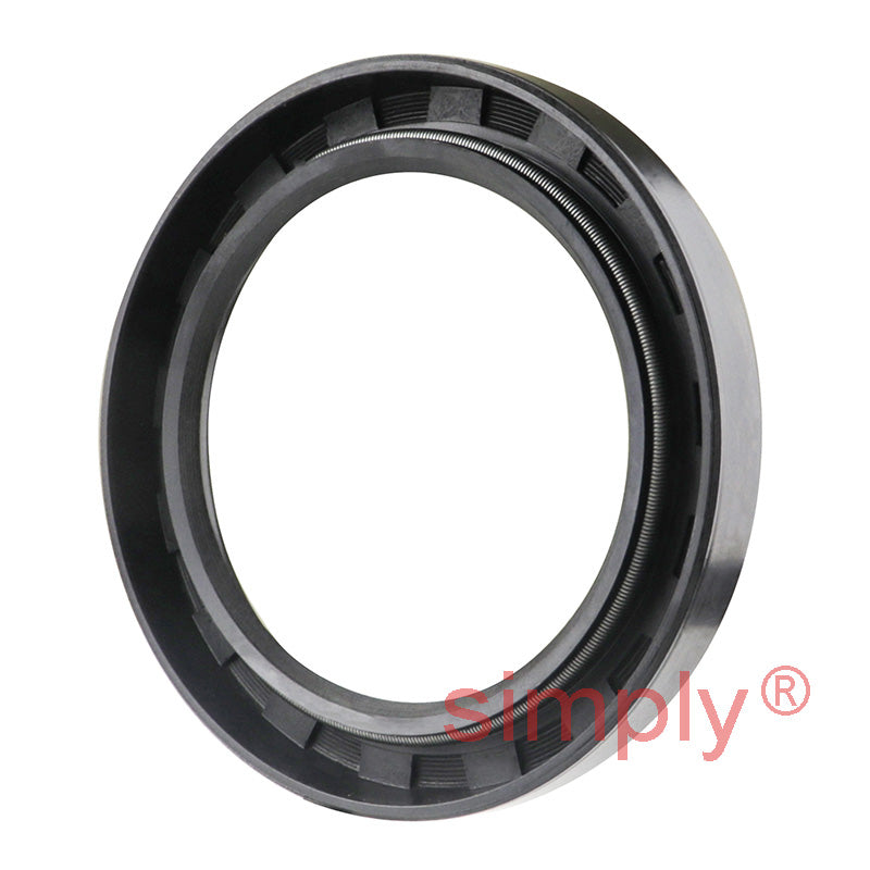 2.25x3.12x0.37 inch Nitrile Rubber Single Lip Rotary Shaft Oil Seal with Garter Spring R21 / SC
