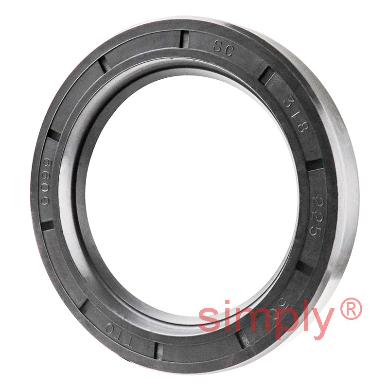 2.25x3.18x0.5 inch Nitrile Rubber Single Lip Rotary Shaft Oil Seal with Garter Spring R21 / SC
