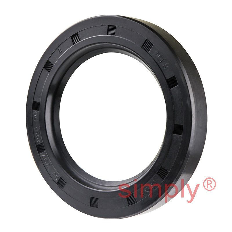2.25x3.37x0.5 inch Nitrile Rubber Single Lip Rotary Shaft Oil Seal with Garter Spring R21 / SC Style