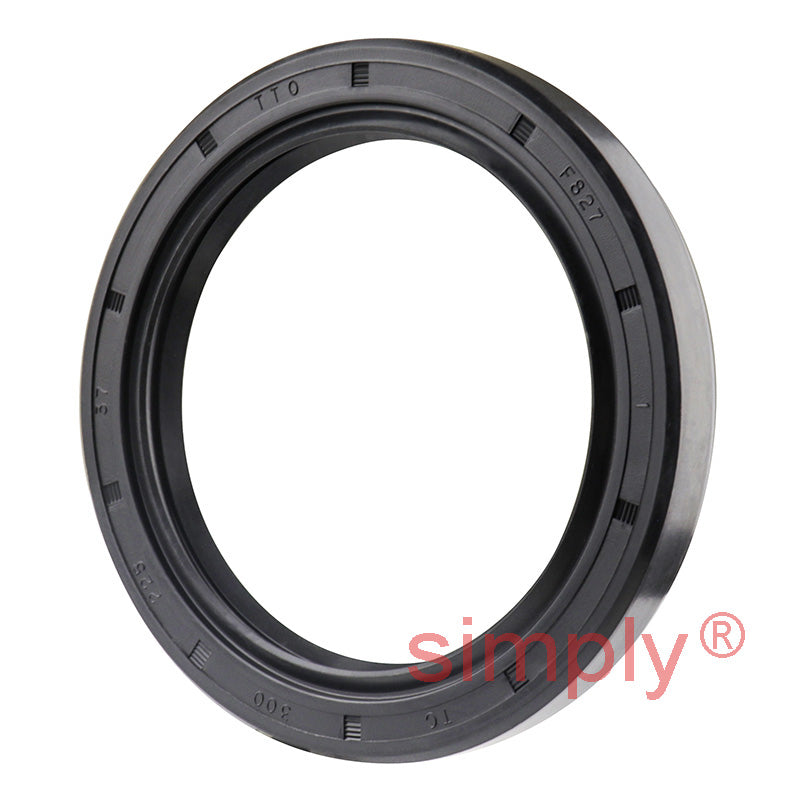 2.25x3x0.37 inch Nitrile Rubber Double Lip Rotary Shaft Oil Seal with Garter Spring R23 / TC Style