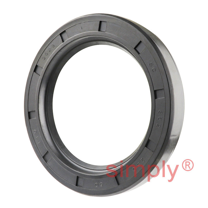 2.5x3.62x0.5 inch Nitrile Rubber Single Lip Rotary Shaft Oil Seal with Garter Spring R21 / SC