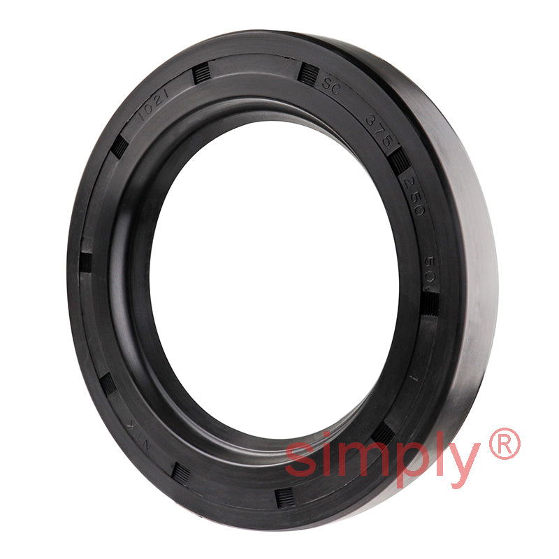 2.5x3.75x0.5 inch Nitrile Rubber Single Lip Rotary Shaft Oil Seal with Garter Spring R21 / SC