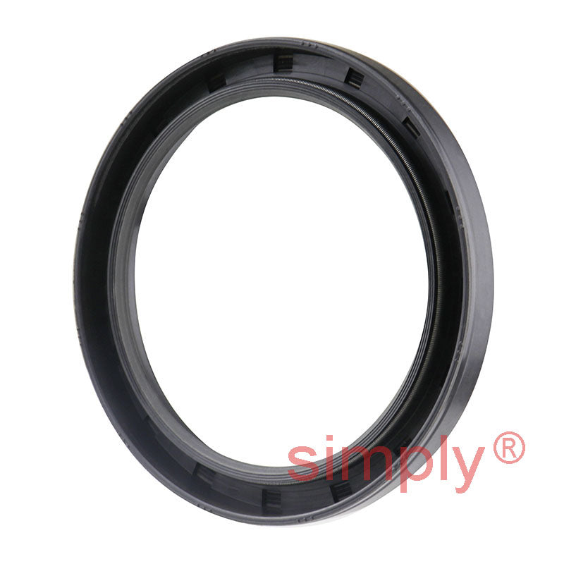 2.62x3.37x0.37 inch Nitrile Rubber Single Lip Rotary Shaft Oil Seal with Garter Spring R21 / SC Style