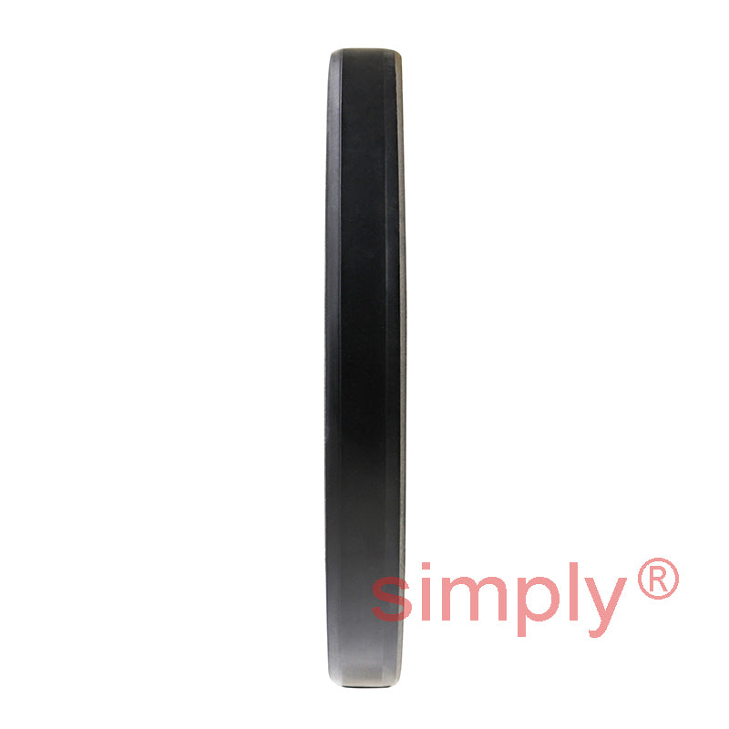 2.62x3.37x0.37 inch Nitrile Rubber Double Lip Rotary Shaft Oil Seal with Garter Spring R23 / TC Style