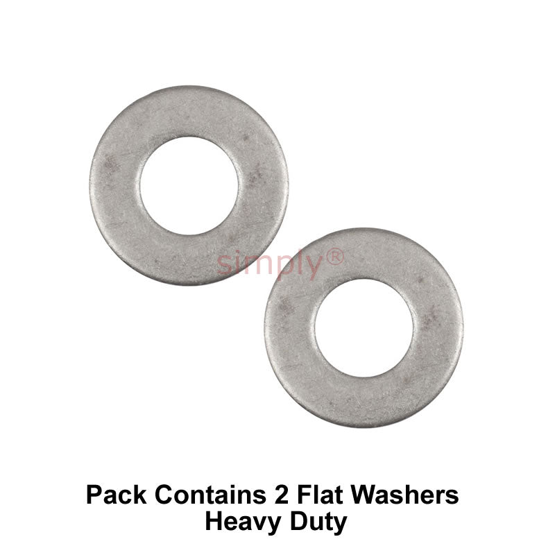 Bright Zinc Plated Heavy Duty Flat Washer 8x21x1.6mm