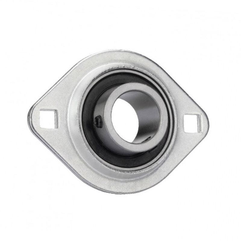 SBPFL205 Oval 2 Bolt Pressed Steel Bearing Housing with 25mm insert