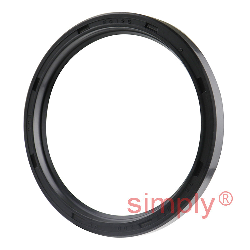 2x2.37x0.25 inch Nitrile Rubber Single Lip Rotary Shaft Oil Seal with Garter Spring R21 / SC Style