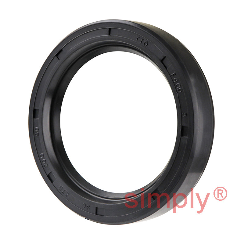 2x2.75x0.5 inch Nitrile Rubber Single Lip Rotary Shaft Oil Seal with Garter Spring R21 / SC