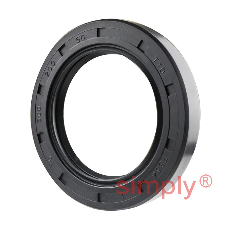2x3x0.5 inch Nitrile Rubber Double Lip Rotary Shaft Oil Seal with Garter Spring R23 / TC Style