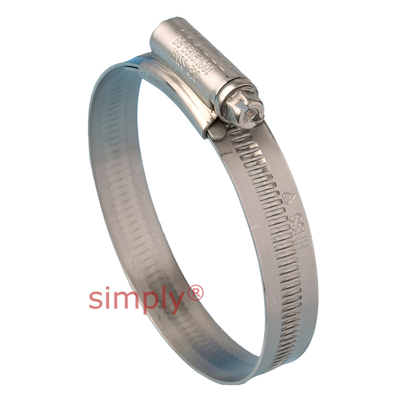 1ASS316 316 Stainless Steel HNSS Original Jubilee Clip Adjustment Range 22mm - 30mm Band Width 13mm