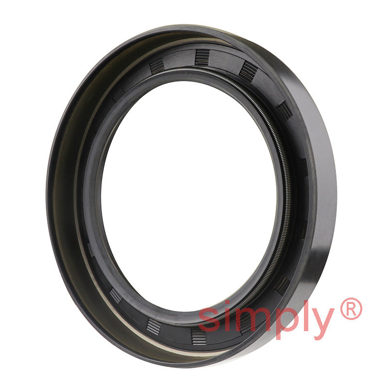 3.12x4.5x0.62 inch Nitrile Rubber Single Lip Rotary Shaft Oil Seal with Garter Spring R21 / SC Style
