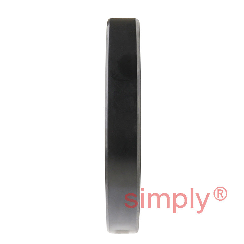 3.12x4.5x0.62 inch Nitrile Rubber Single Lip Rotary Shaft Oil Seal with Garter Spring R21 / SC Style