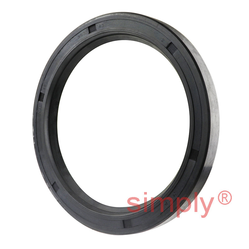 3.5x4.5x0.43 inch Nitrile Rubber Single Lip Rotary Shaft Oil Seal with Garter Spring R21 / SC
