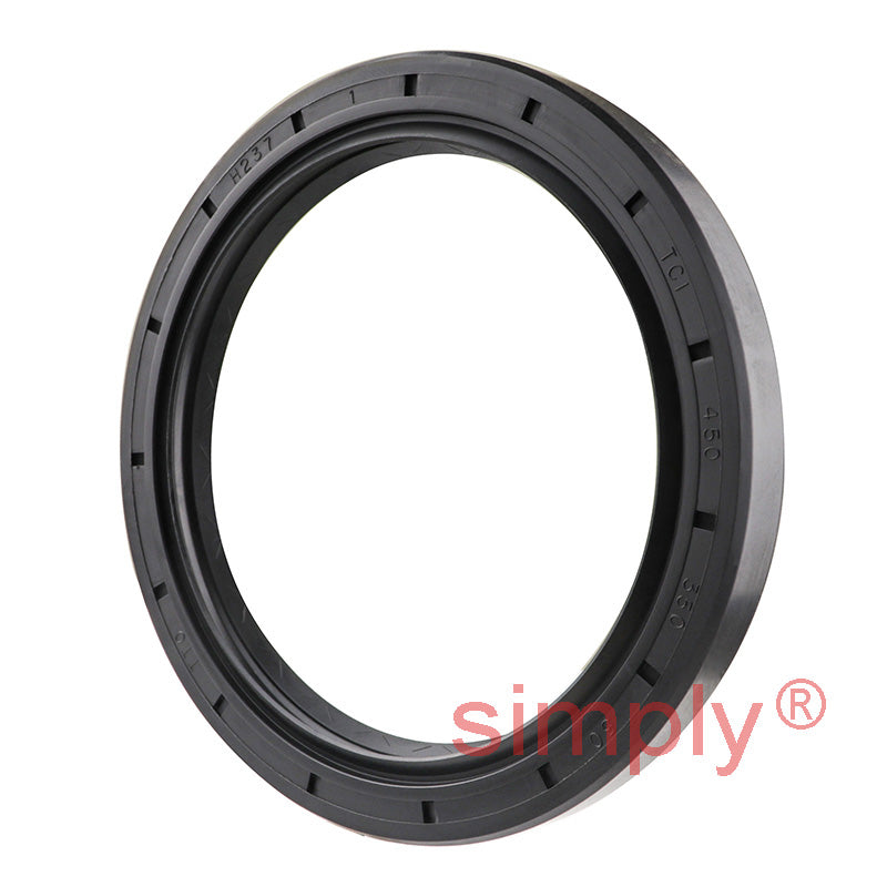 3.5x4.5x0.5 inch Nitrile Rubber Single Lip Rotary Shaft Oil Seal with Garter Spring R21 / SC