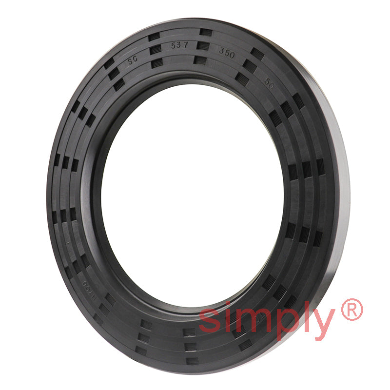 3.5x5.37x0.5 inch Nitrile Rubber Single Lip Rotary Shaft Oil Seal with Garter Spring R21 / SC
