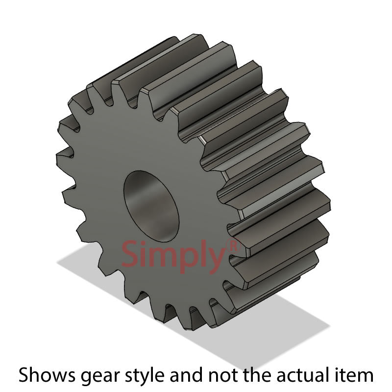 SS30/127A-25 Metric EN8 Spur Gear 127 Tooth 3 Mod Pilot Bored 25mm (H8)