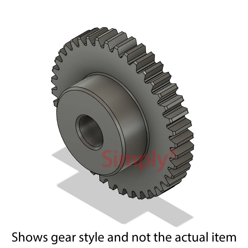 SS40DP/20B Imperial EN8 Steel Spur Gear 20 Tooth 40 DP Bored 0.25 inch (H8)