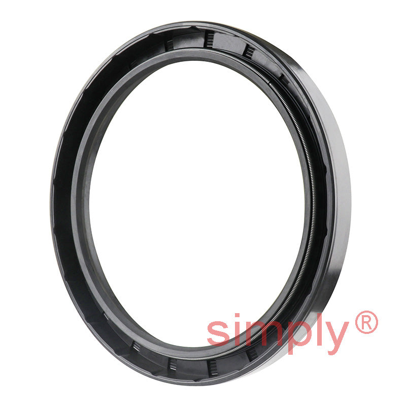 4.12x5.12x0.5 inch Nitrile Rubber Single Lip Rotary Shaft Oil Seal with Garter Spring R21 / SC