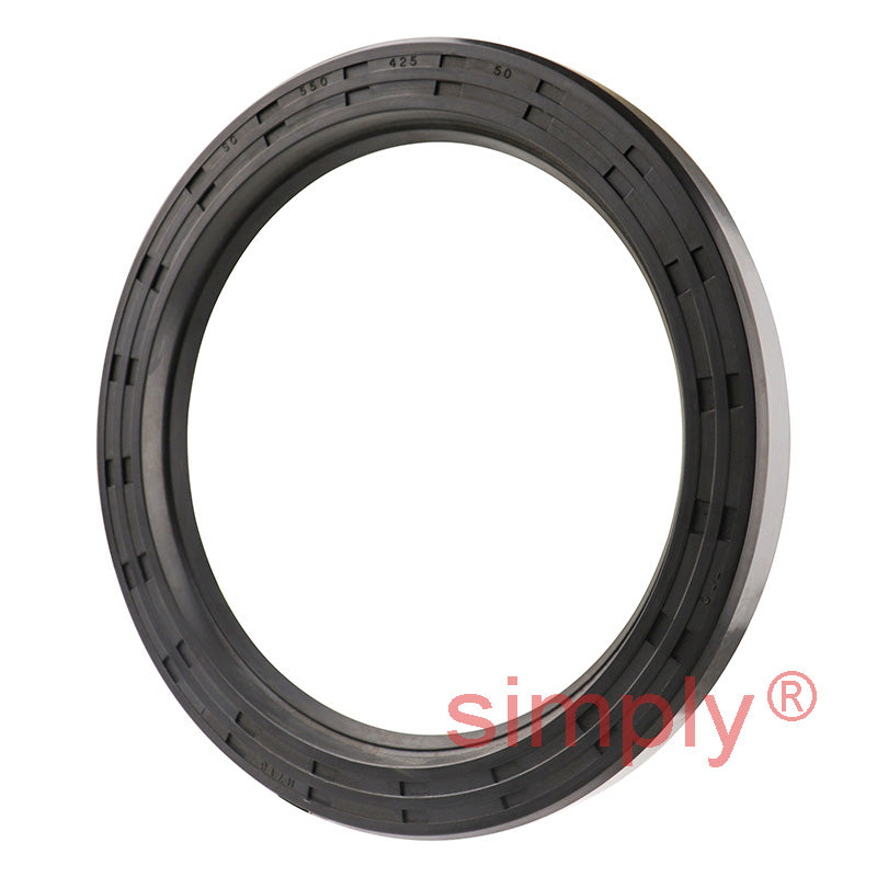 4.25x5.5x0.5 inch Nitrile Rubber Single Lip Rotary Shaft Oil Seal with Garter Spring R21 / SC
