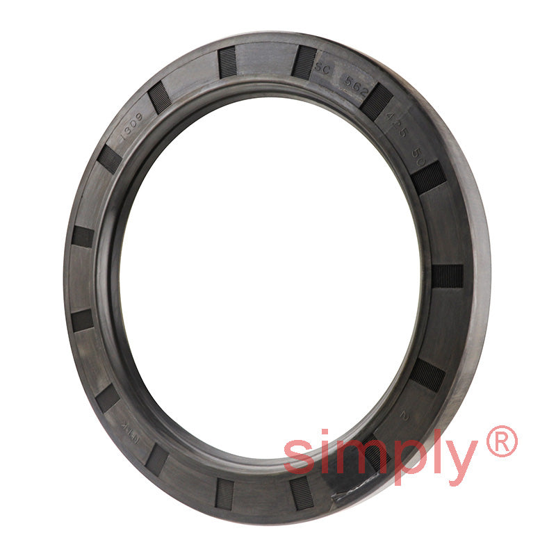 4.25x5.62x0.5 inch Nitrile Rubber Single Lip Rotary Shaft Oil Seal with Garter Spring R21 / SC
