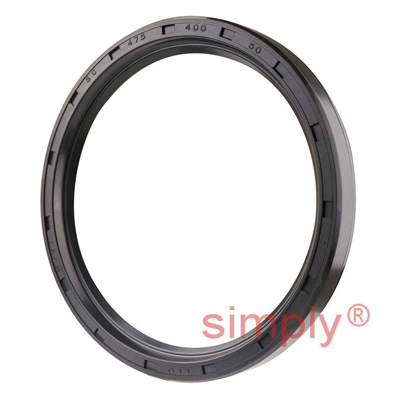 4x4.75x0.5 inch Nitrile Rubber Single Lip Rotary Shaft Oil Seal with Garter Spring R21 / SC