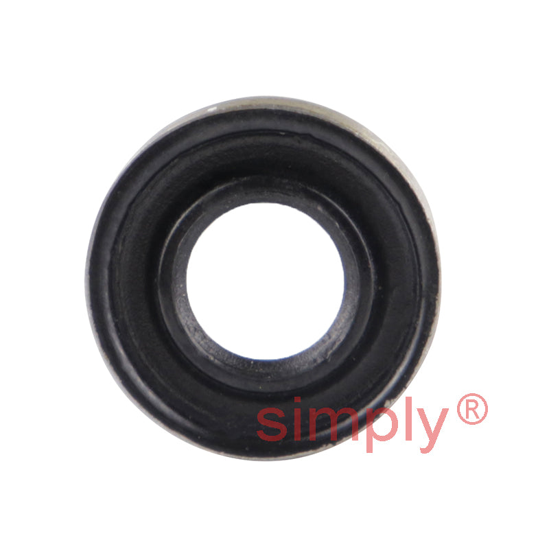 5x10x2mm Metal Cased Nitrile Rubber Single Lip Rotary Shaft Oil Seal Springless Design VB Style