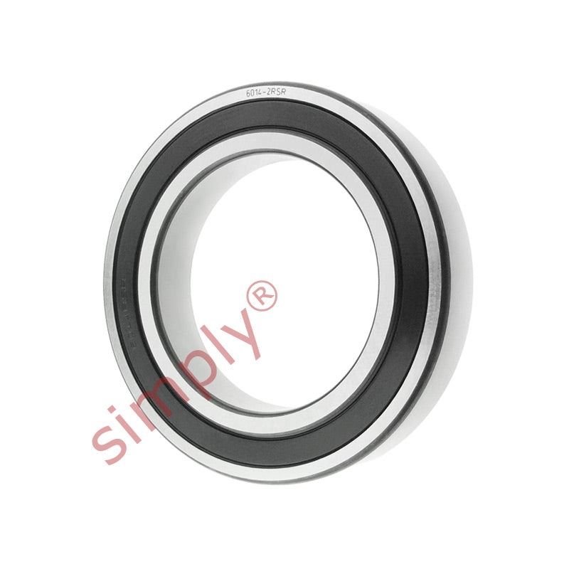 60142RS Budget Rubber Sealed Deep Groove Ball Bearing 70x110x20mm