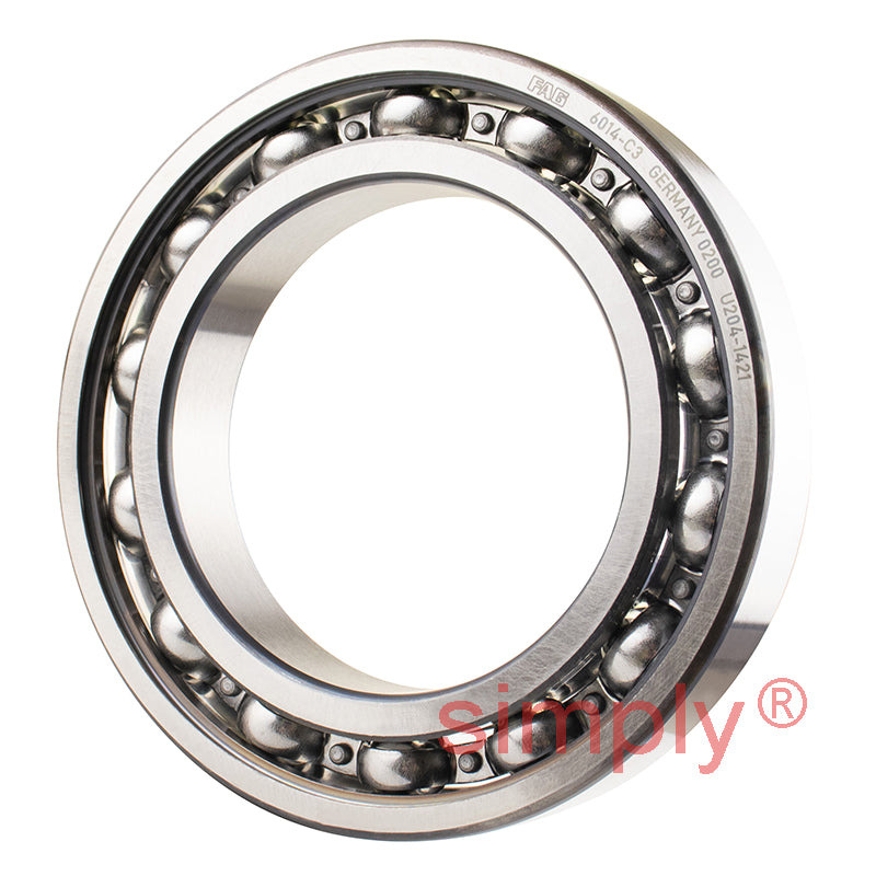 Major Branded 6014C3 Open Deep Groove Ball Bearing 70x110x20mm