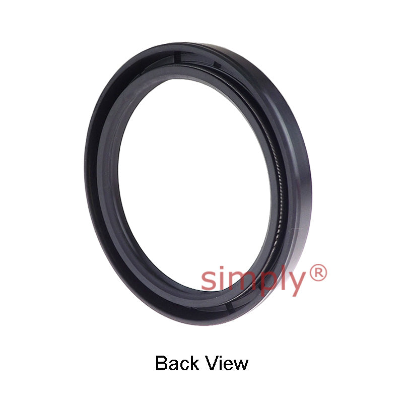 60x75x8mm Nitrile Rubber Double Lip Rotary Shaft Oil Seal with Garter Spring TC / R23