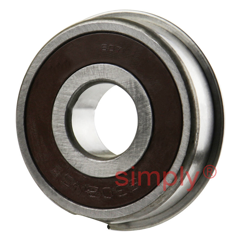 Major Branded 63022RSNR Rubber Sealed Snap Ring Deep Groove Ball Bearing 15x42x13mm 