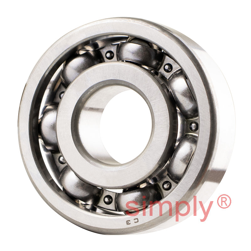 Major Branded 6302/C3 Open Deep Groove Ball Bearing 15x42x13mm