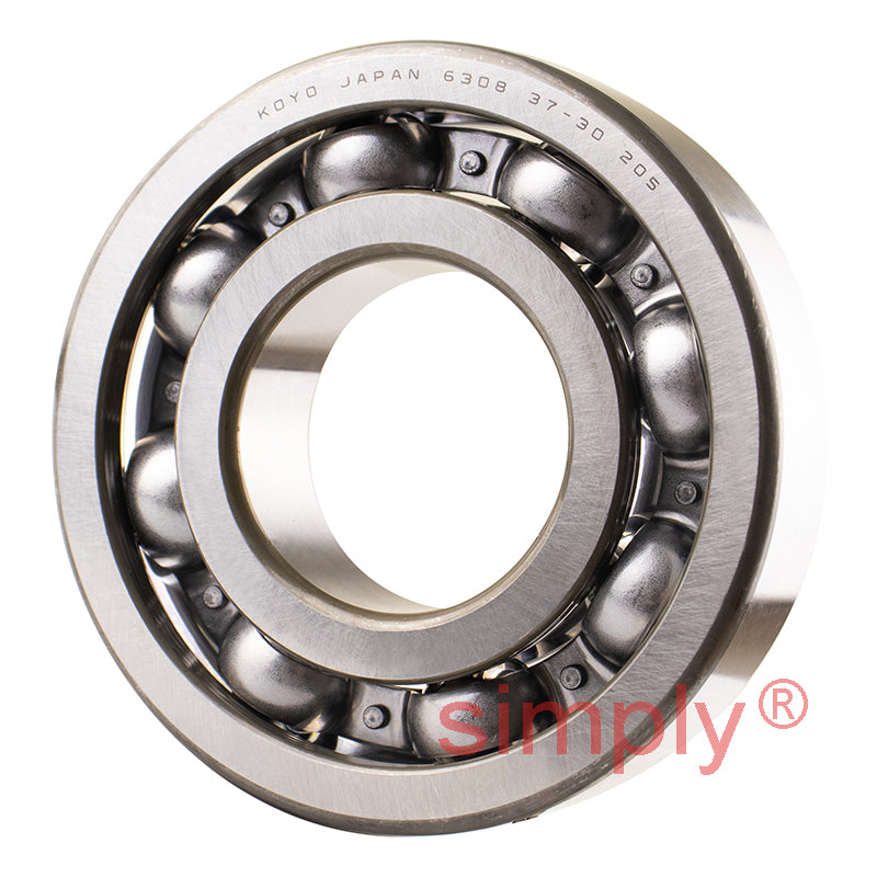Major Branded 6308 Open Deep Groove Ball Bearing 40x90x23mm