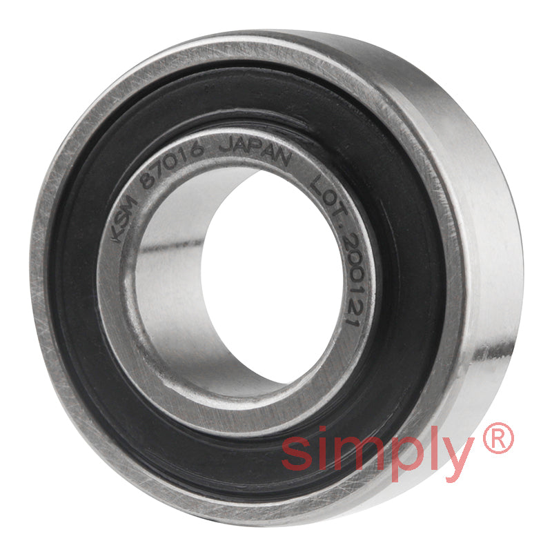 87016 Deep Groove Ball Bearing with Extended Inner Ring Felt Front Seal and Steel Back Seal 16x35x12.7mm