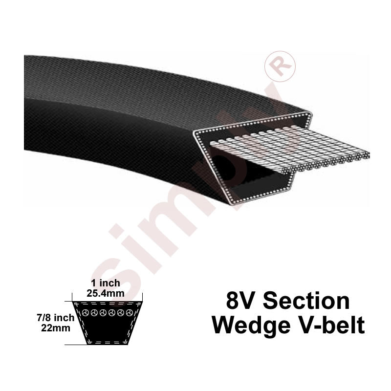 8V2240 Pix Narrow Profile V-Belt