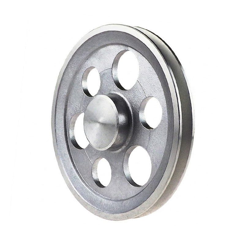 SPZ Section Un-Bored Aluminium Pulley with 1 Groove 140mm Pitch Diameter