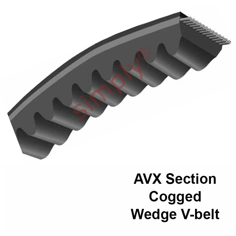 AVX11.9x670 Pix AVX-Section Cogged V-Belt
