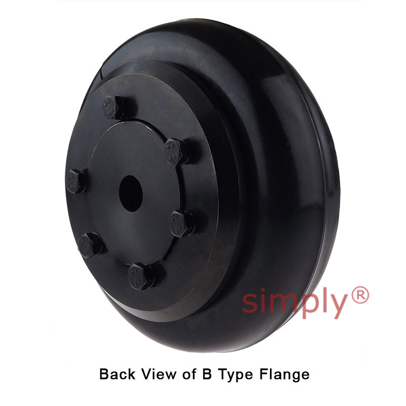 Major Branded F80B/F80B Pilot Bored Tyre Drive Coupling Assembly with Fire Resistant Antistatic (F.R.A.S) Tyre