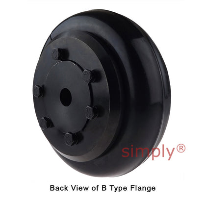Major Branded F100B/F100B Pilot Bored Tyre Drive Coupling Assembly with Natural Rubber Tyre
