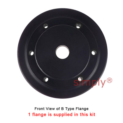 Major Branded F80F/F80B Inner Facing Taper Bore/Pilot Bored Tyre Drive Coupling Assembly with Fire Resistant Antistatic (F.R.A.S) Tyre