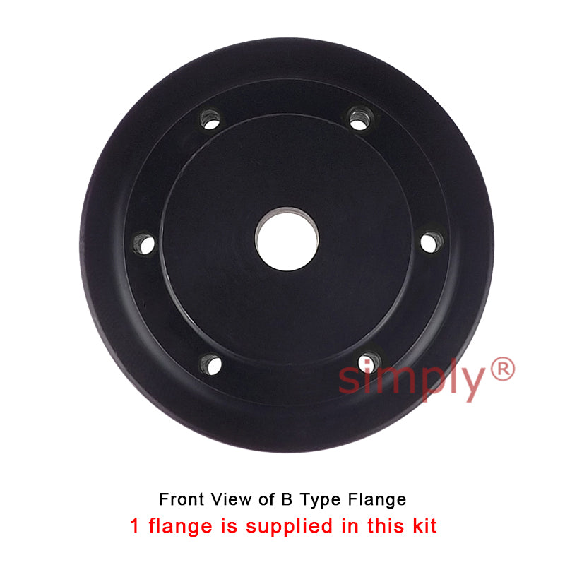 Major Branded F120H/F120B Outer Facing Taper Bore/Pilot Bored Tyre Drive Coupling Assembly with Fire Resistant Antistatic (F.R.A.S) Tyre