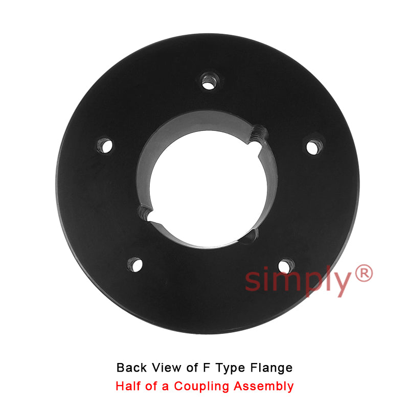 Major Branded F60F-MB Drive Coupling Inner Tapered Locking Bush Type Max Bush Bore 42mm / 1-5/8 inch