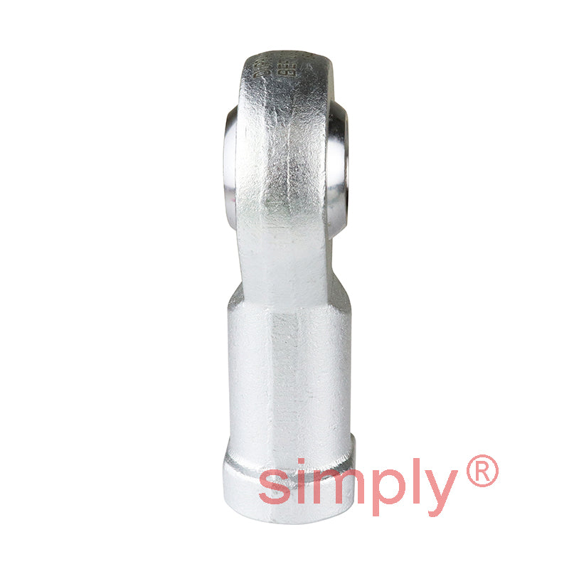 Durbal BEF20-20-502 Maintenance Free Left Hand Metric Steel / PTFE Lined Female Rod End M20x1.5 Thread