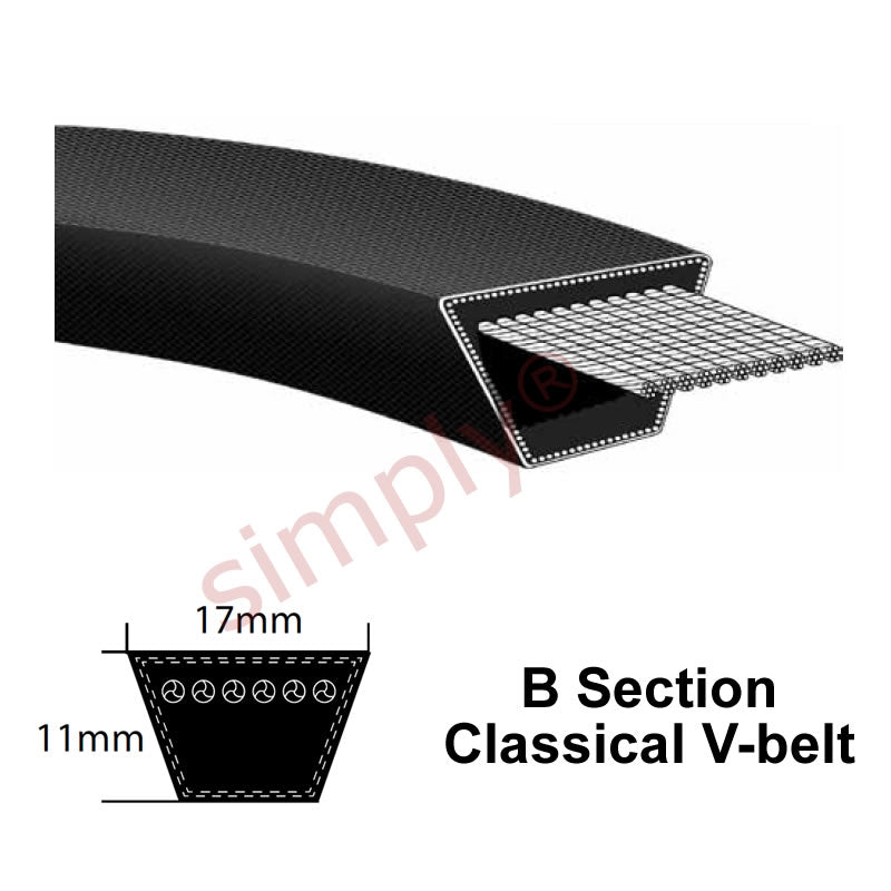 B237 Pix Classical B-Section Muscle V-Belt