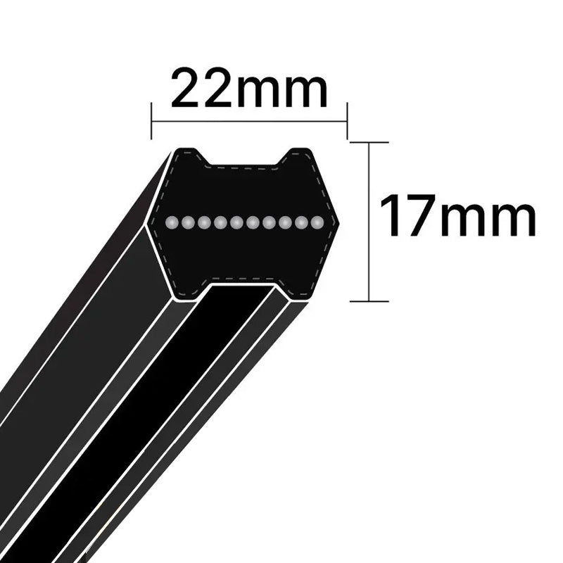 CC420 Pix Hexagon Section Double Sided V-Belt
