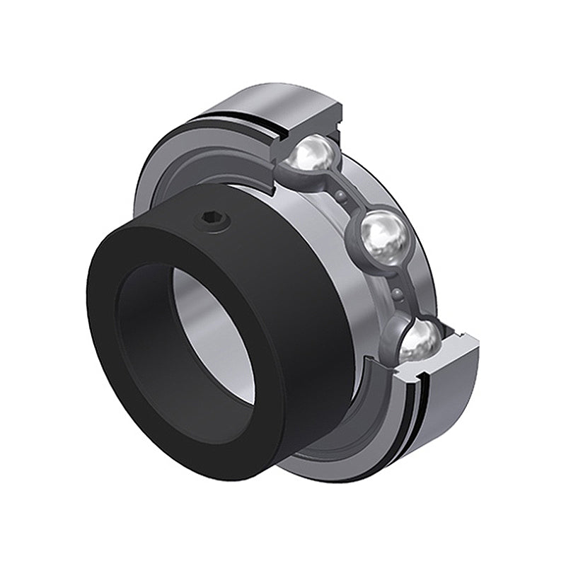 SNR CES210-30 Imperial Flatback Grooved Parallel Outer Bearing Insert 1-7/8 inch Bore 90mm Outside Diameter with Eccentric Collar