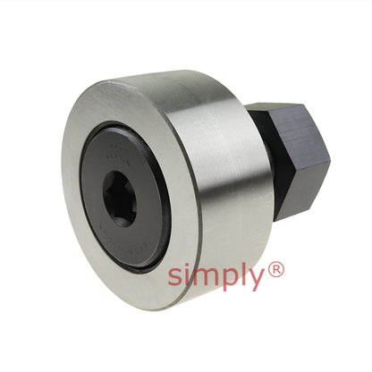 IKO CF10BUUR Hex Head Lip Sealed Crowned Cam Follower 22x12x10mm M10x1.25 Thread