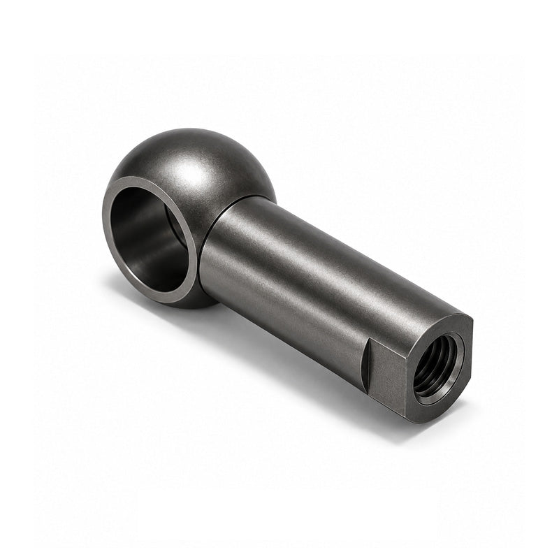 Chiavette A10 Right Hand Steel Ball Socket with Internal Snap Ring 10mm Ball Diameter M6 Thread - Allow 2-3 Days