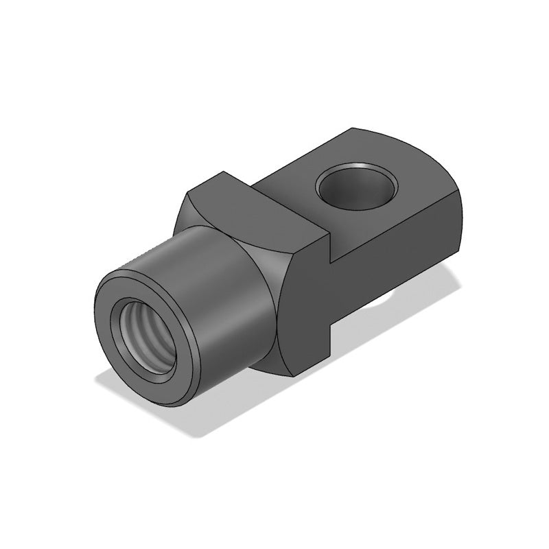 Chiavette AG14LHSS Left Hand Female Stainless Steel Clevis Mating Piece 14mm Bore M14x2 Thread - Allow 7-10 Days