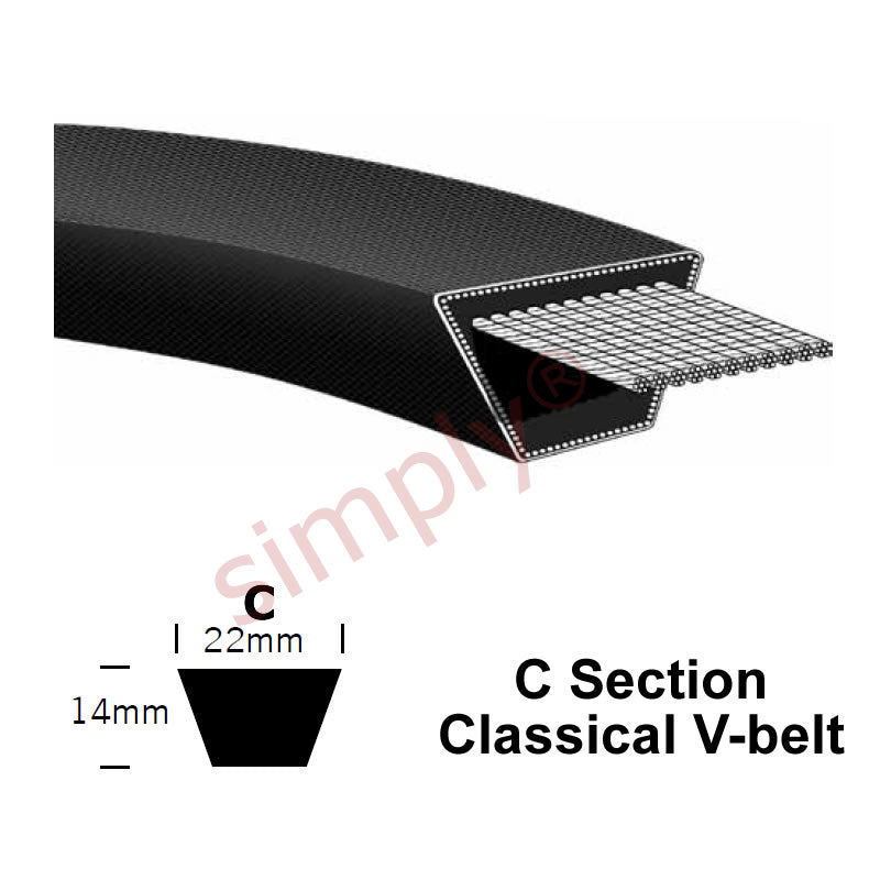 C45 Pix Classical C-Section Muscle V-Belt